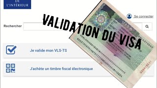 المرحلة الأولى بعد الوصول الى فرنسا Validation du visa Long Séjour [upl. by Ashwin928]