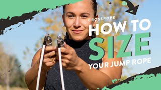 How To Size Your Jump Rope Tips for Beginners  Pros from Crossrope [upl. by Asecnarf250]