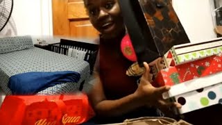 Decorate And Wrap Christmas Gifts With Me Last minute shopping  vlogmas2023 [upl. by Lledo]