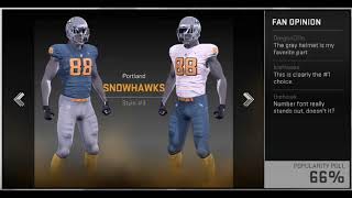 Every Madden Relocation Uniform all shown on players PART 2 [upl. by Philan]