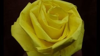 How to make rose with tissue paper quick and easy Detailed tutorial link in the description box 👇 [upl. by Erena]