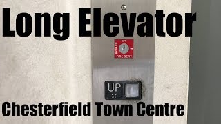 Long Hydraulic Elevator  Chesterfield Towne Centre Chesterfield MO [upl. by Camellia]