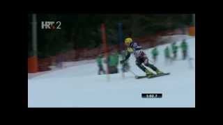 Ivica Kostelic Slalom Schladming 2013 2voznja [upl. by Nylteak]