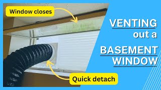 Awning  Hopper Window Exhaust Vent Kit  for lasers and portable ac units [upl. by Ttoile]