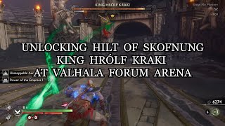 Unlocking Relic Hilt of Skofnung at The Forum Arena  King Hrólf Kraki  God of War Ragnarok Valhala [upl. by Erlewine]