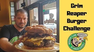 Grim Reaper Burger Challenge  Luckys Burger and Brew  Atlanta Georgia [upl. by Okomom765]