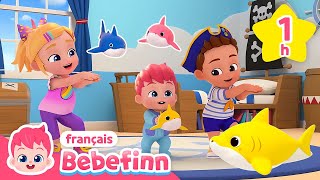 Bebefinn Baby Shark et plus de chansons  Comptines  Bebefinn français👶Chansons pour Enfants [upl. by Ynhoj978]