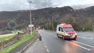 Wide WIDE loads Heavy Haulage on the A82 North Ballachulish heading to Glensanda Quarry [upl. by Dearborn]