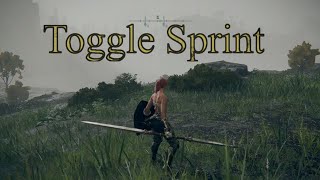 How to Toggle Sprint in Elden Ring Steam Deck no mods [upl. by Ivon]