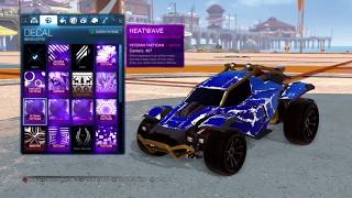 New Rocket League quotTwinzerquot Car Showcased with 14 Mystery Decals [upl. by Lerak]