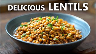 EASY LENTIL RECIPE for a Vegetarian and Vegan Diet  Lentil Recipes [upl. by Stieglitz]