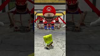 CHOOSE FAVORITE MARIO SPONGE BOB ZOONOMALY HUGGY POU TAPES FAMILY  GARAGES in Garrys Mod [upl. by Aikan]