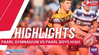 PAARL INTERSCHOOLS 2023  RUGBY HIGHLIGHTS  PAARL GIM VS PAARL BOYS HIGH [upl. by Mcmaster]