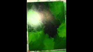 Painting a Mottled Background in Acrylics Part 2 [upl. by Timus]