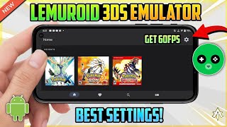 NEW Lemuroid 3DS Emulator Android Best Settings 🔥 60FPS On Low End Devices [upl. by York]