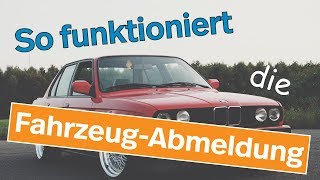 FahrzeugAbmeldung so gehts I Kennzeichenboxde [upl. by Lonier]