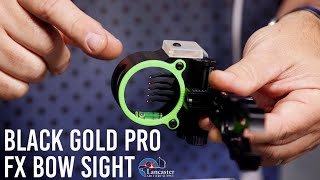 Black Gold Pro Fx Bow Sight [upl. by Rosenblast]