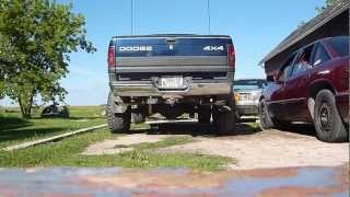 Dodge Ram true dual flowmasters [upl. by Evad]