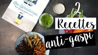 RECETTES ANTIGASPI  PESTO amp CHIPS dÉPLUCHURES de LÉGUMES [upl. by Eustatius]