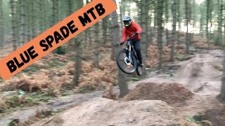 Riding The Blue Spade Jumps At Cannock Chase Cannock Chase off piste [upl. by Ydroj19]