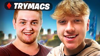 mit TRYMACS im Squad Cup ALLES ZERSTÖRT 😍🤣 [upl. by Ecreip]