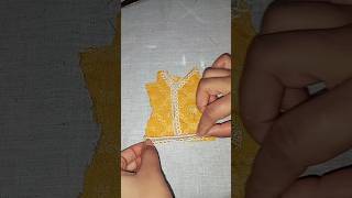 Angrakha kurti cutting tips and tricks stitchinginspiration angrakhakurti shorts [upl. by Fanchie]