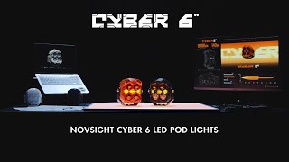 Highly AnticipatedNovsight Cyber 6 LED Pod Lights New Arrival [upl. by Akkire243]