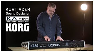 Le Sound Designer KURT ADER présente sa nouvelle collection pour le KORG KRONOS  la boite noire [upl. by Droffilc]