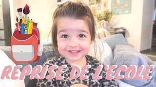 REPRISE DE LECOLE  ELYROSE VLOG [upl. by Drofdeb]