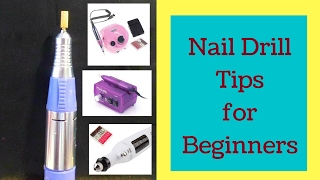 How to use an Electric Nail Drill Tutorial [upl. by Adlih]