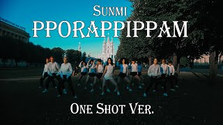 KPOP IN PUBLIC SUNMI선미  pporappippam보라빛 밤One Shot Verdance cover by Take It Easy ftDivine [upl. by Eerrehs990]