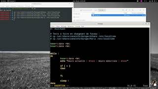 Créez votre horloge parlante sous Linux en Bash [upl. by Truelove526]