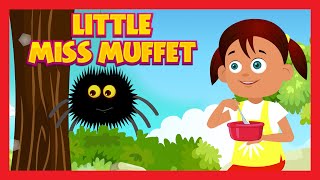 LITTLE MISS MUFFET  English Poem For Kids  Nursery Rhymes [upl. by Lowell204]