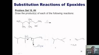 Chapter 10 – Substitution reactions of alcohols and ethers Part 5 of 5 [upl. by Ettenor]