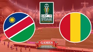 Guinea vs Namibia  Cup African Qualifiers 2024  eFootball PES Gameplay PC HD [upl. by Assira405]