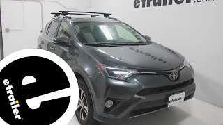 etrailer  How to Set Up Your Yakima RidgeLine Roof Rack for Flush Rails on a 2018 Toyota RAV4 [upl. by Damiano]