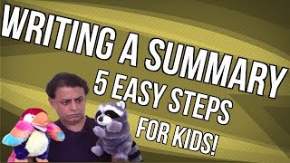 Writing a Summary  5 EASY steps for kids [upl. by Macknair]