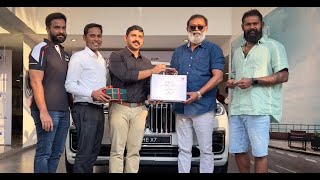 ActorDirector MrLAL Taking Delivery Of BMW X7  2022  BMW EVM Autokraft [upl. by Airamas]