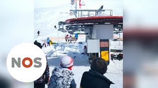 SKILIFT Slaat op hol in Georgië [upl. by Seka688]