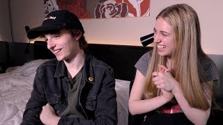 Calpurnia interview  Finn Wolfhard amp Ayla TeslerMabe part 1 [upl. by Adoh]