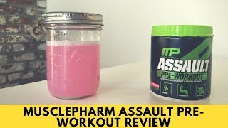 MusclePharm Assault Pre Workout Review [upl. by Alexio]