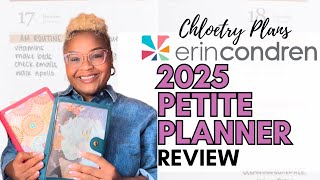 Erin Condren Petite Planner Review 2025  Chloetry Plans [upl. by Zizaludba]