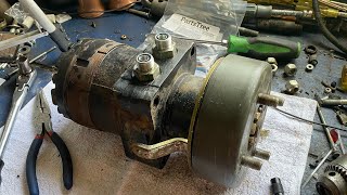 Replacing the shaft seal on a hydraulic wheel motor [upl. by Llirret845]