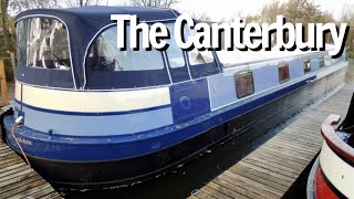 The Aqualine Canterbury Widebeam Boat  FULL INSIDE TOUR [upl. by Wassyngton]