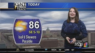 Saturday AM KSNT Weather Update [upl. by Dorkas918]