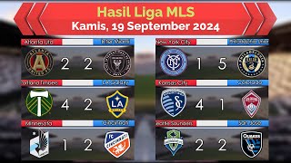 Hasil Liga MLS 19Sep24  Inter Miami Draw  Messi amp Suarez gagal cetak gol  LA Galaxy NY City Kalah [upl. by Vasyuta400]