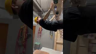 Strong Fingers PT 2 ninjawarrior bouldering climbing boulder climb gripstrength challenge [upl. by Ariad]