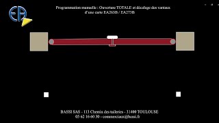 Programmation ouverture totale carte EA263 273 Europe Automatismes [upl. by Rem190]