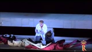 Günther Groissböck Boris Godunov MMussorgsky  Boris Tod Teatro Real Madrid 2012 [upl. by Eimilb]