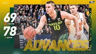 Syracuse vs Baylor First Round NCAA Tournament extended highlights [upl. by Egreog]